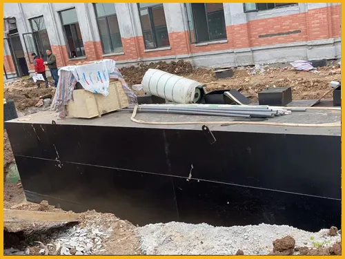 驻马店地埋式乐竞（中国）现场安装